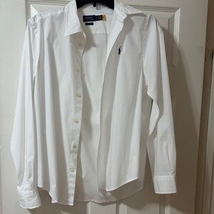 Polo by Ralph Lauren Classic White Button Down Shirt